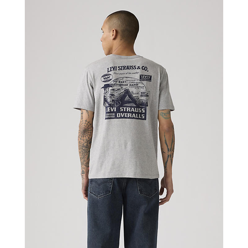 Levi's T-shirt graphique à col rond pour hommes 