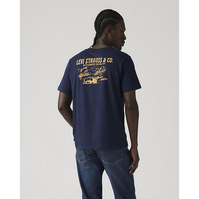 Levi's T-shirt graphique à col rond pour hommes 