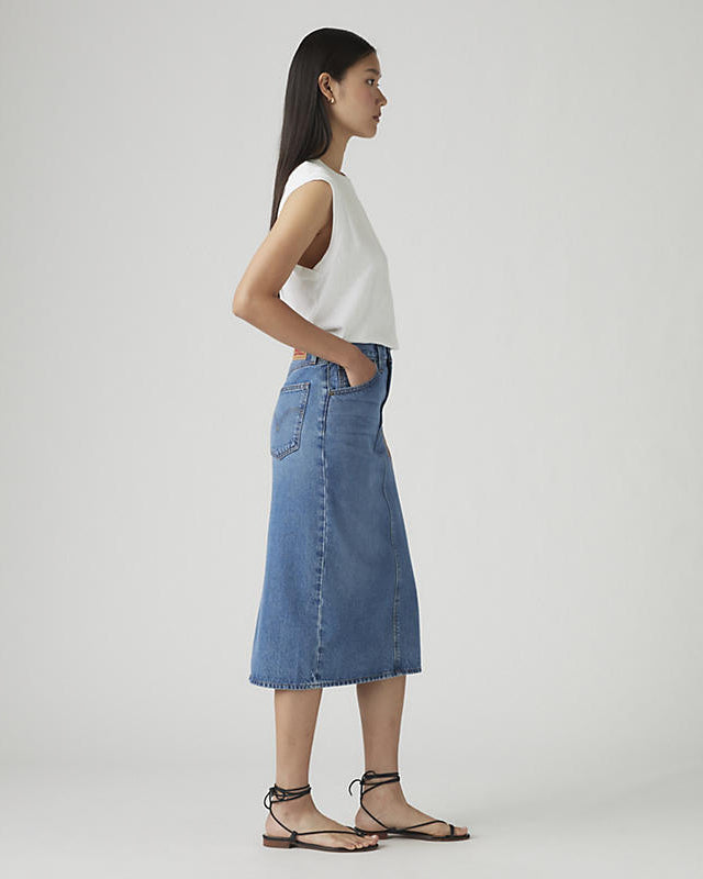 Jupe fendue taille haute Levi's