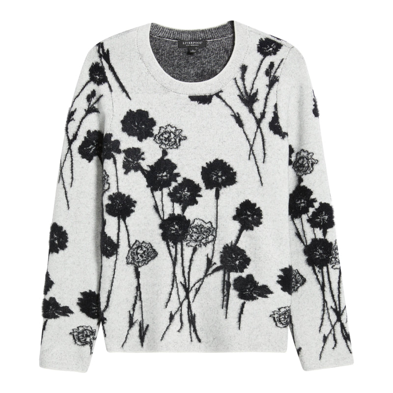 Pull ras du cou en jacquard Liverpool