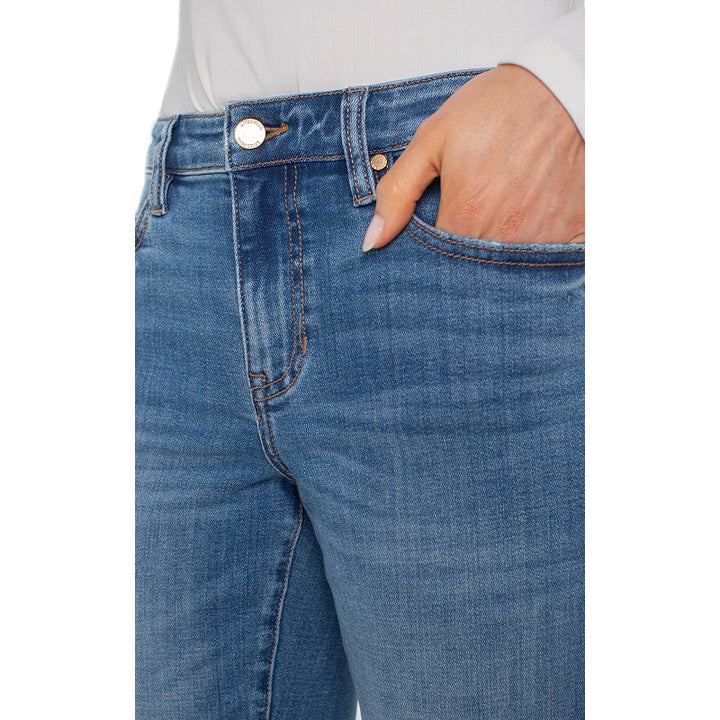 Pantalon en jean retroussé Liverpool Marley Girlfriend - Campus