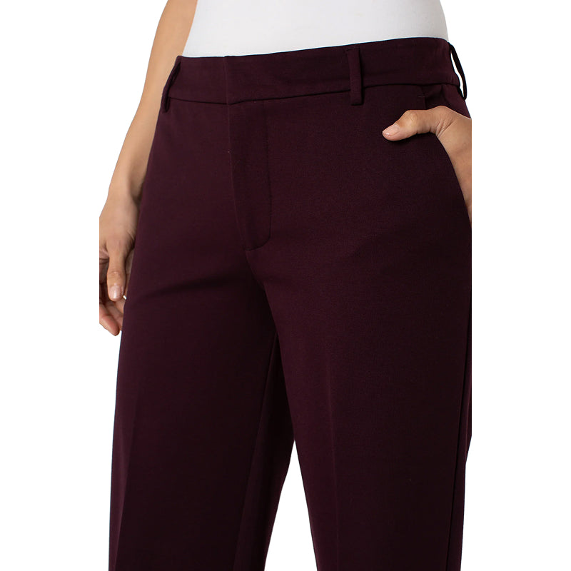 Pantalon large Kelsey de Liverpool - Prune foncée