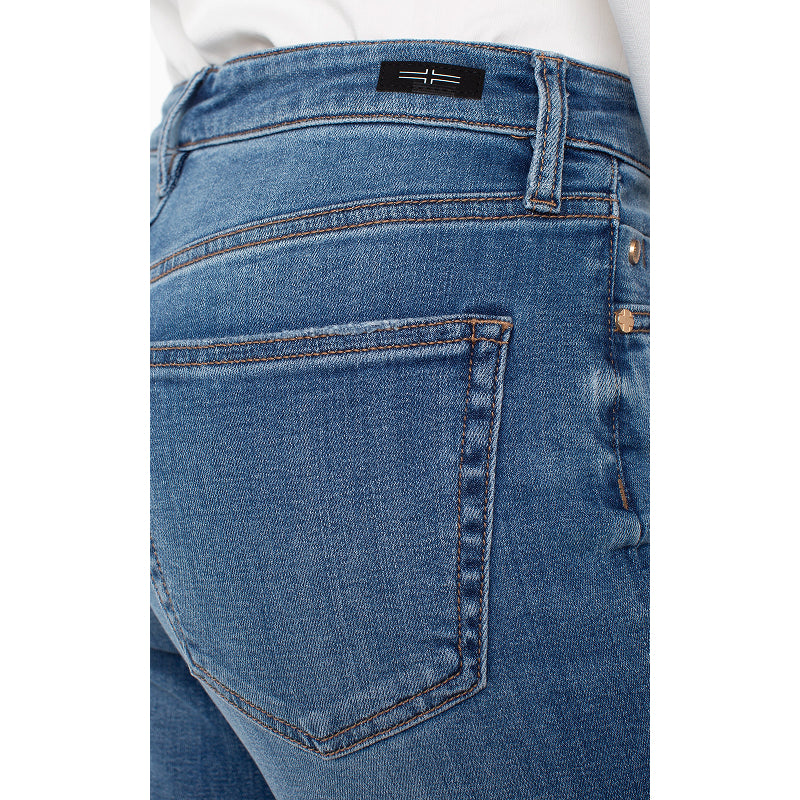 Pantalon en jean retroussé Liverpool Marley Girlfriend - Campus