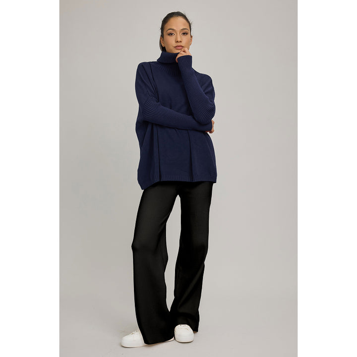 Pantalon en maille Pistache à enfiler