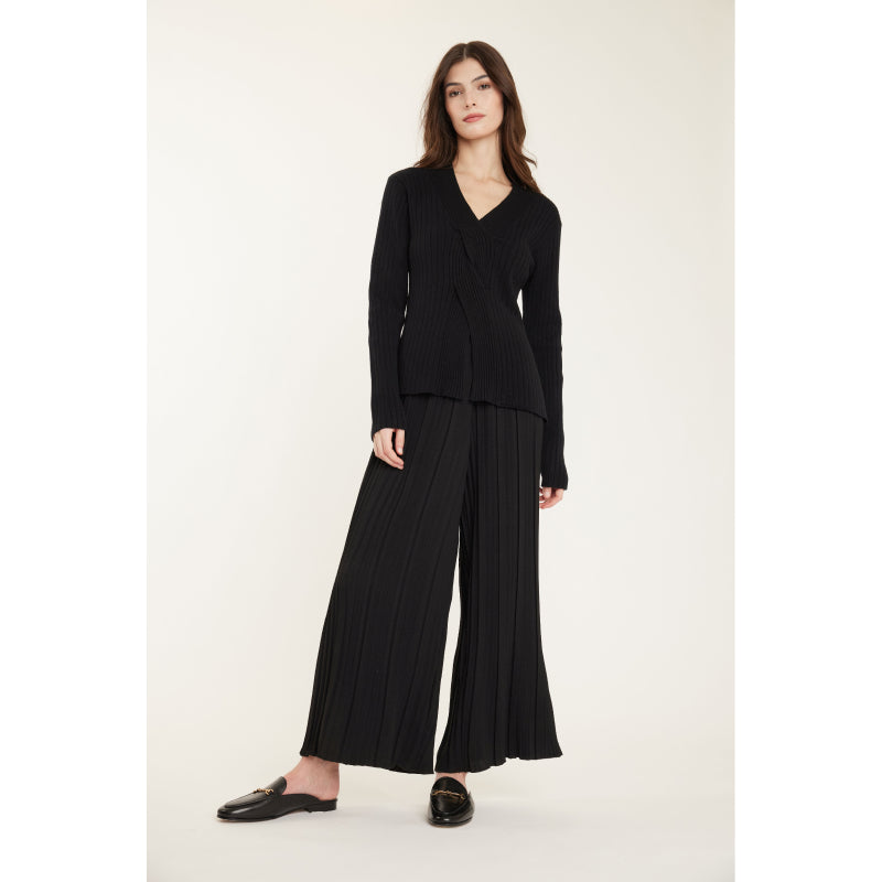 Pistache Pleated Wide Pant