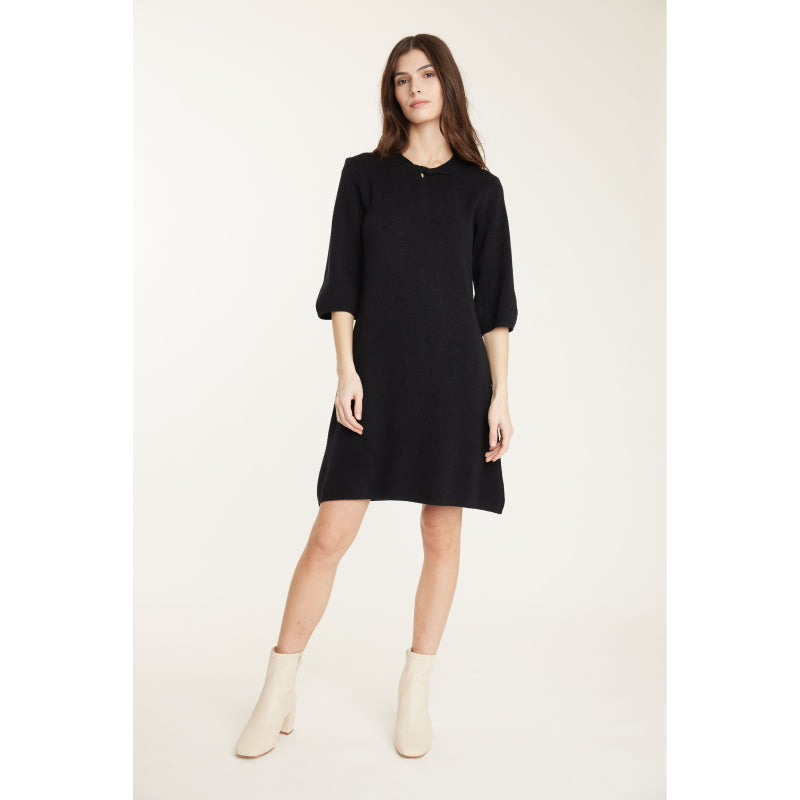 Pistache Knot Tied Knit Dress