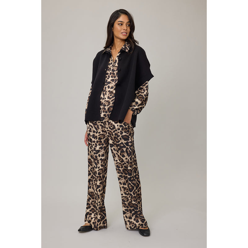 Gilet en maille oversize Pistache