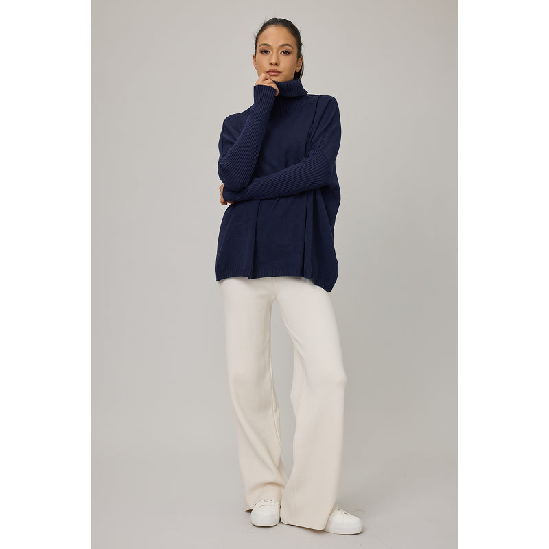 Pantalon en maille Pistache à enfiler
