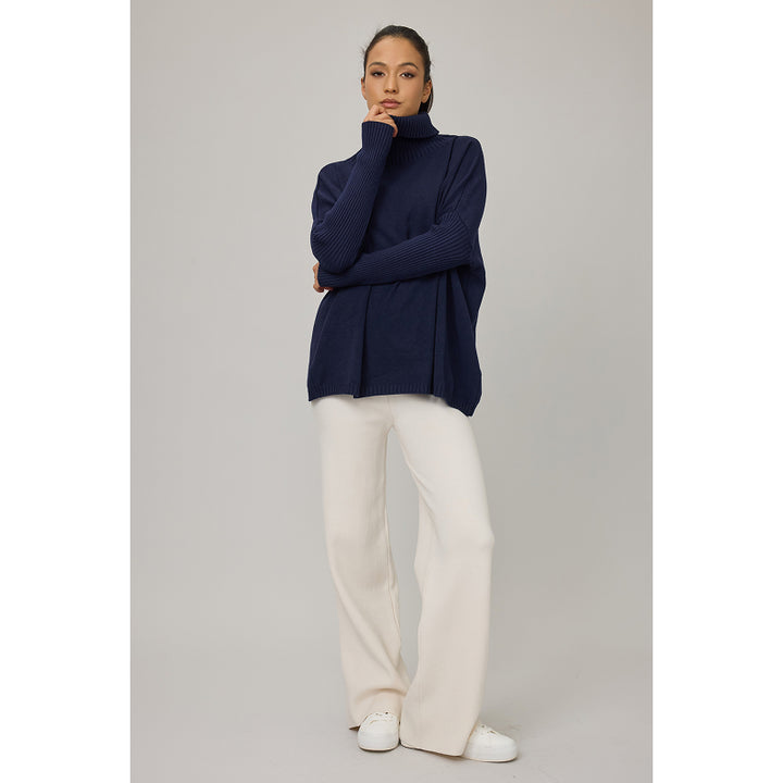 Pantalon en maille Pistache à enfiler