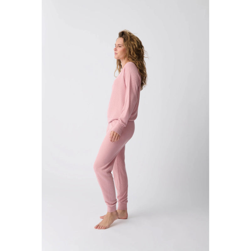 Pantalon de pyjama texturé Essentials de PJ Salvage
