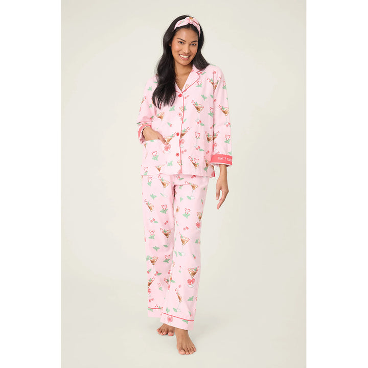 Ensemble de pyjama 3 pièces en flanelle à imprimé boisson Tini Time PJ Salvage