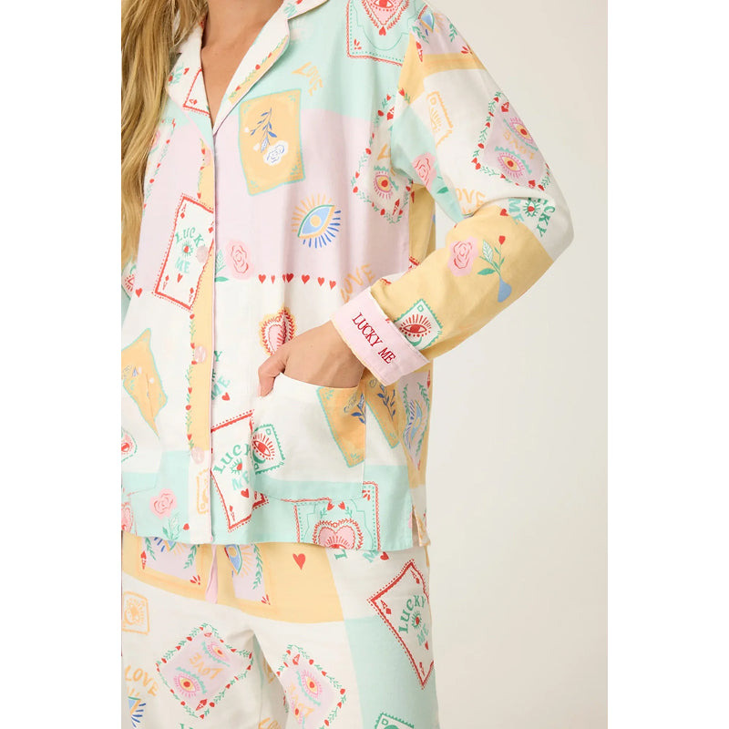 Ensemble de pyjama en flanelle imprimée Lucky Me PJ Salvage