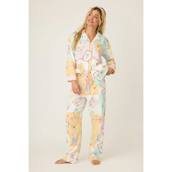 Ensemble de pyjama en flanelle imprimée Lucky Me PJ Salvage