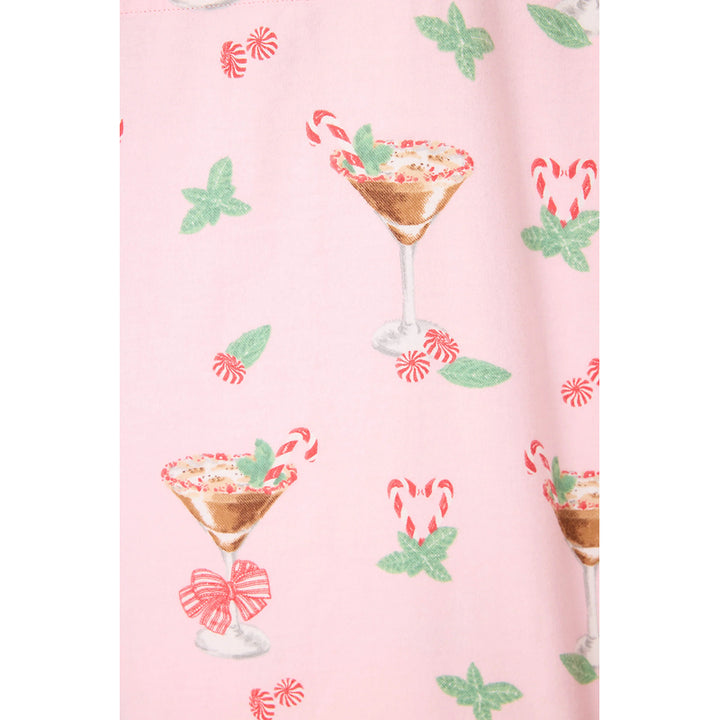 Ensemble de pyjama 3 pièces en flanelle à imprimé boisson Tini Time PJ Salvage