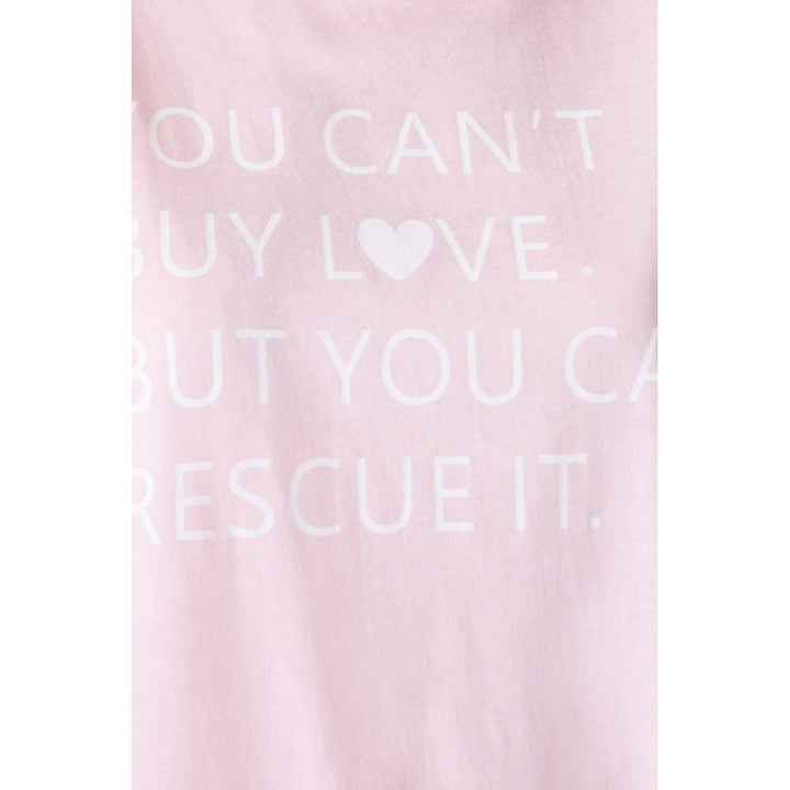 T-shirt à manches courtes PJ Salvage Rescued Love
