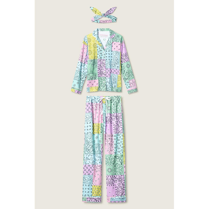 PJ Salvage Pyjama en flanelle imprimé cachemire Howdy Honey