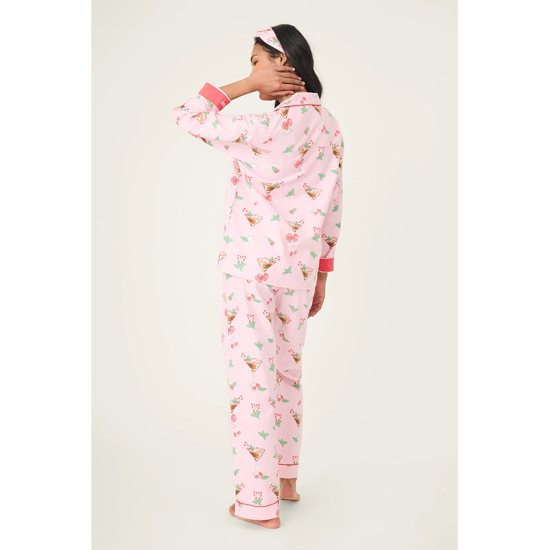 Ensemble de pyjama 3 pièces en flanelle à imprimé boisson Tini Time PJ Salvage