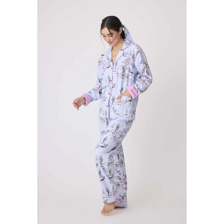 PJ Salvage Wild Heart Western Cozy Flannel PJ Set