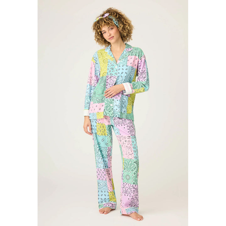 PJ Salvage Pyjama en flanelle imprimé cachemire Howdy Honey
