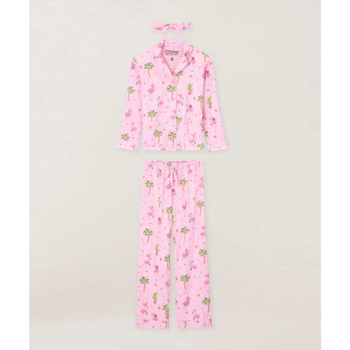 PJ Salvage Flamingo Flannel PJ Set