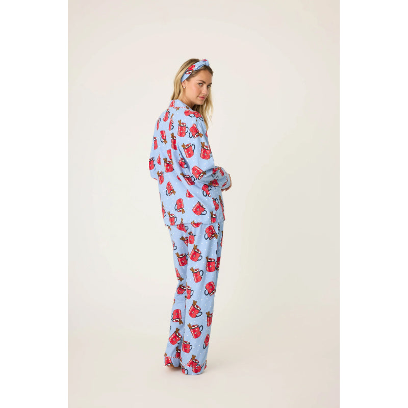 PJ Salvage Hug In A Mug Flannel PJ Set