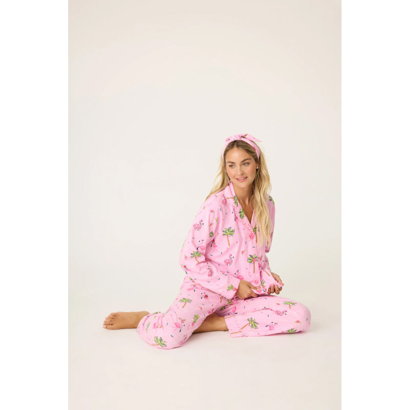 PJ Salvage Flamingo Flannel PJ Set