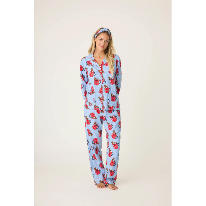 PJ Salvage Hug In A Mug Flannel PJ Set