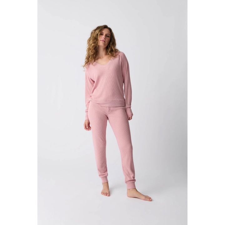 Pantalon de pyjama texturé Essentials de PJ Salvage