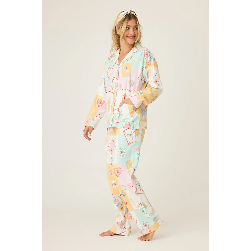 Ensemble de pyjama en flanelle imprimée Lucky Me PJ Salvage