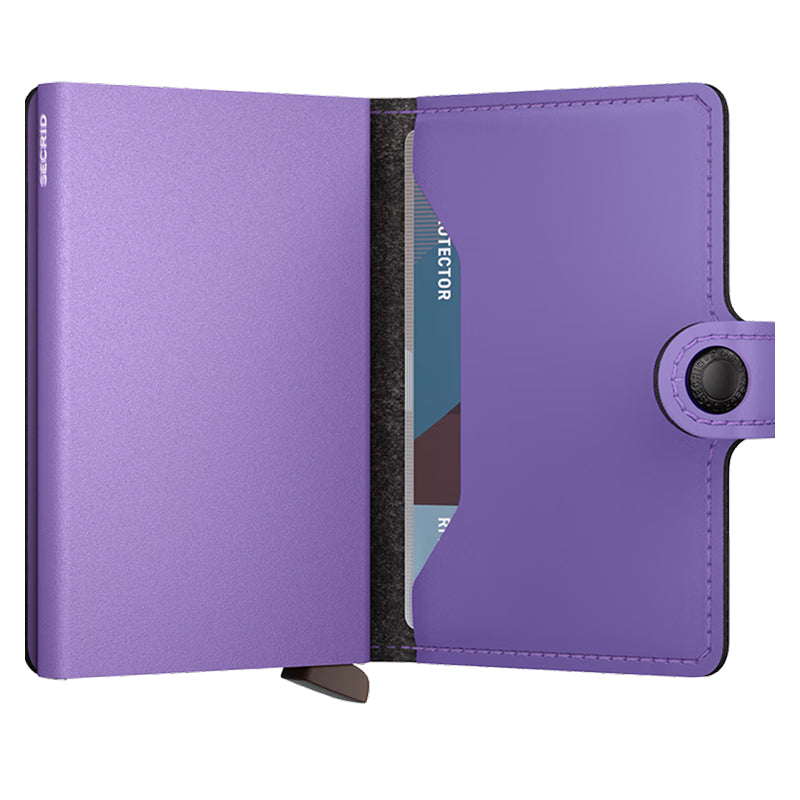 Secrid Miniwallet Yard Powder Lilac (sans cuir)