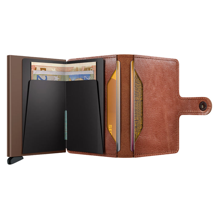 Secrid Miniwallet Vintage Cognac Marron