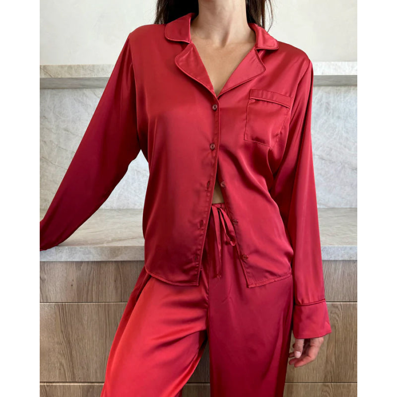 Splendid Satin Silk PJ Set