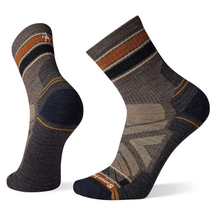 SmartWool Chaussettes mi-mollet rayées Hike Light Cushion pour hommes 