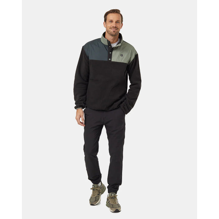 Tentree Men's Recycled MicroFleece Contrast 1/4 Snap