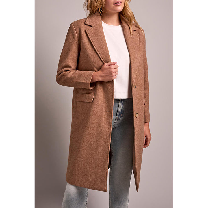 Trench-coat tribal avec capuche façon sweat