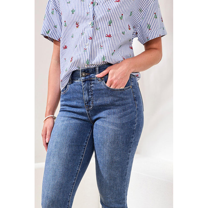 Tribal Sophia Jean Jambe Droite Coupe Courbe