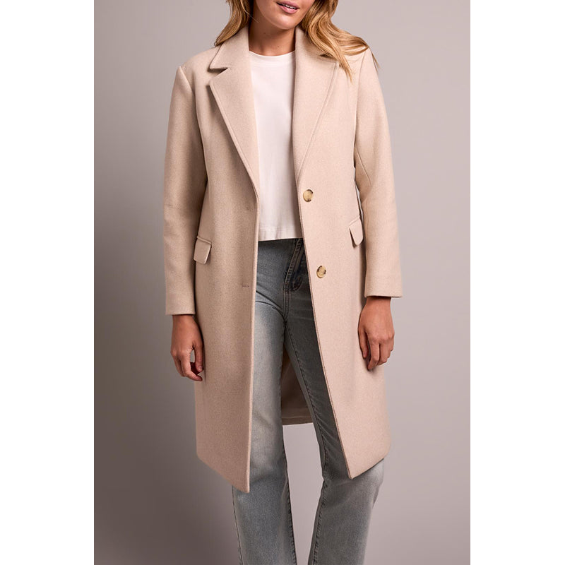 Trench-coat tribal avec capuche façon sweat