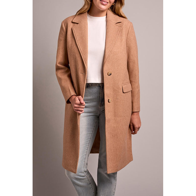 Trench-coat tribal avec capuche façon sweat