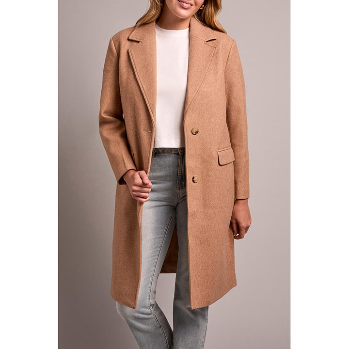 Trench-coat tribal avec capuche façon sweat