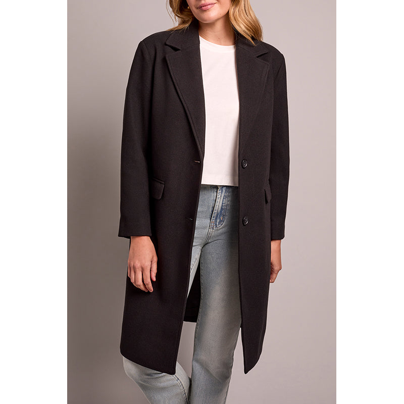 Trench-coat tribal avec capuche façon sweat