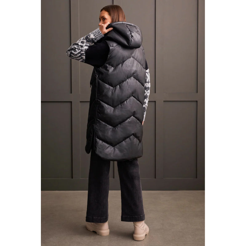 Tribal Long Sleeveless Puffer Vest