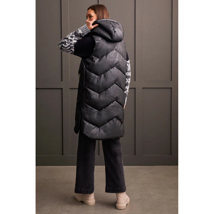 Tribal Long Sleeveless Puffer Vest