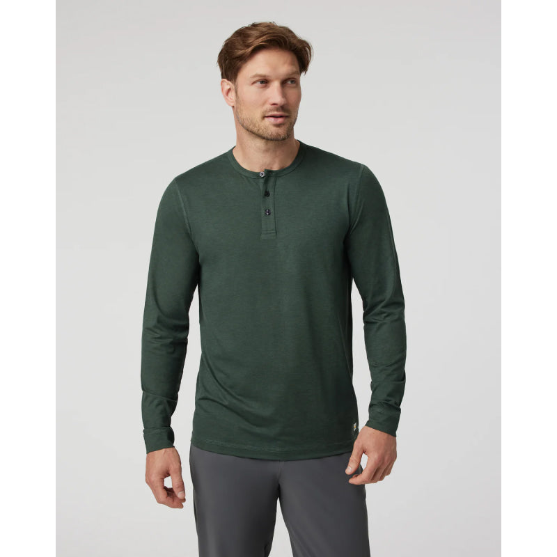 Vuori Men's Long Sleeve Ease Performance Henley