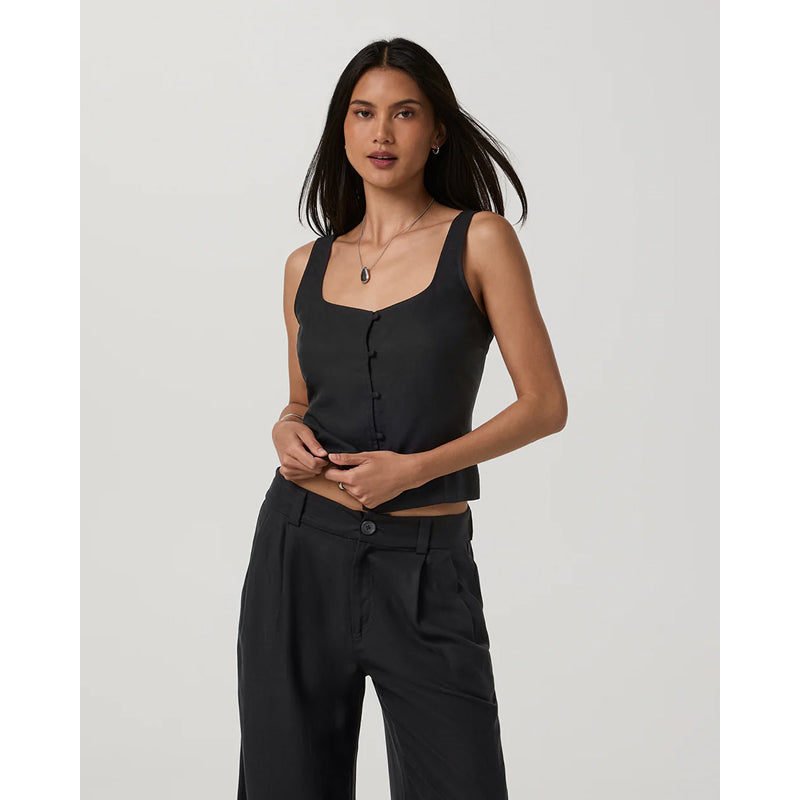 Chemise boutonnée en sergé Vuori Trestles