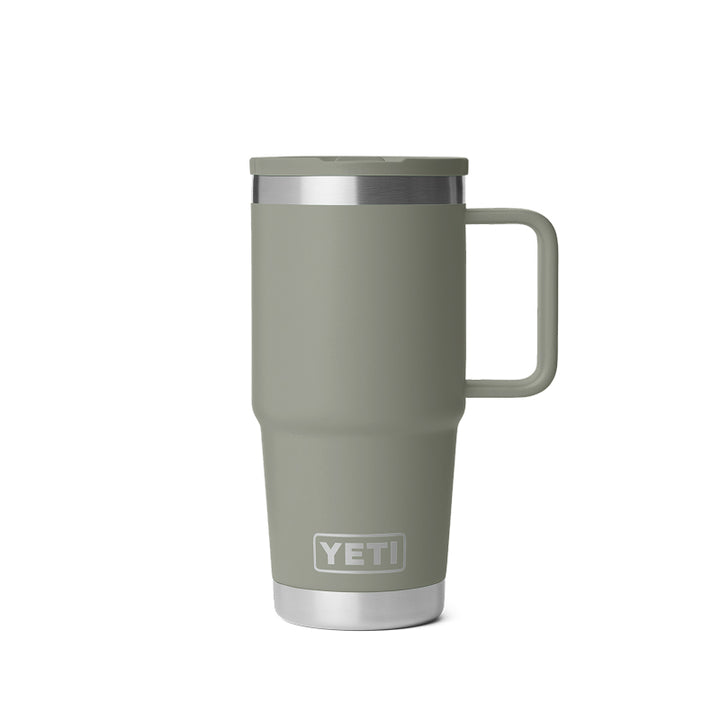Gobelet de voyage Yeti Rambler de 20 oz avec couvercle à paille de couleur assortie