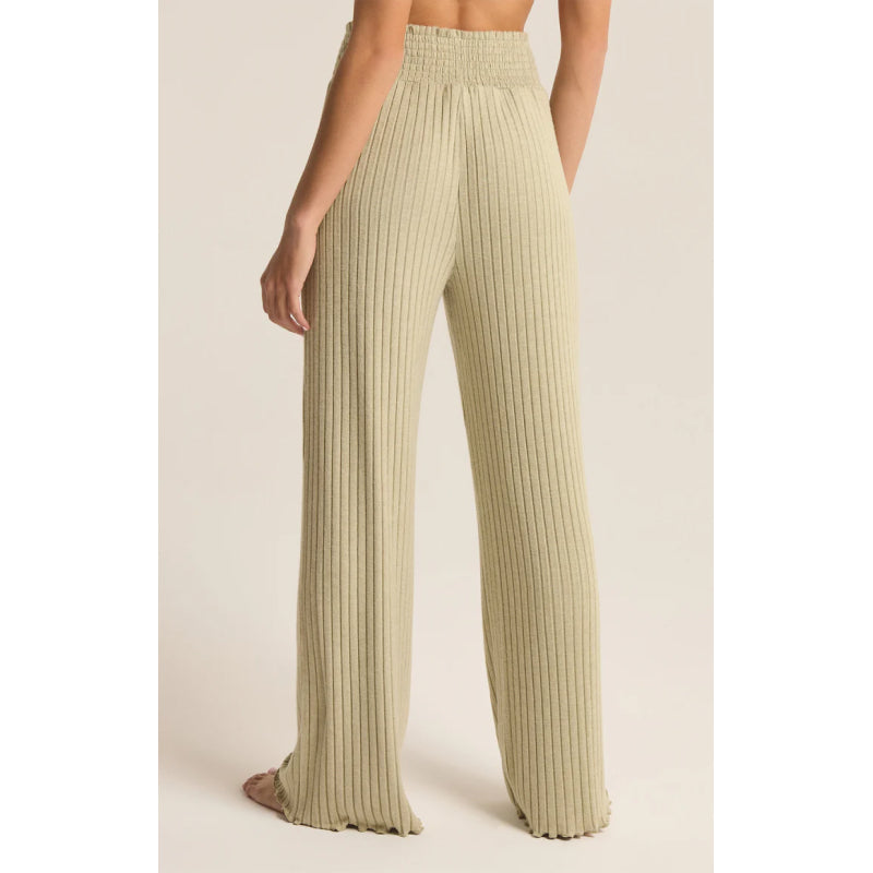 Z Supply Dawn Smocked Rib Pant