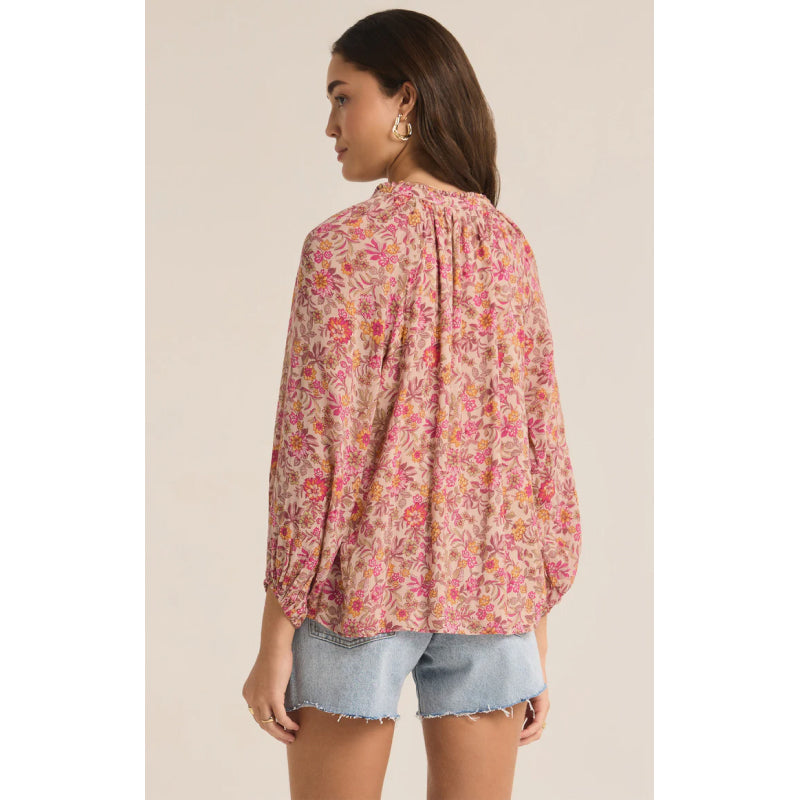 Z Supply Carine Lima Floral Top