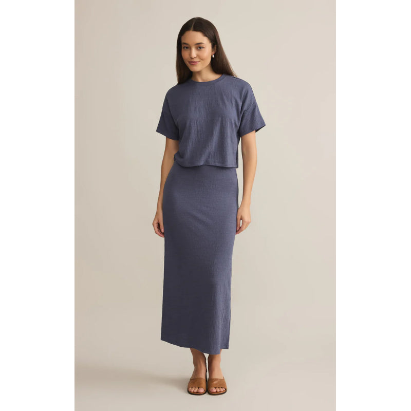 Z Supply Delavine Textured Midi Skirt