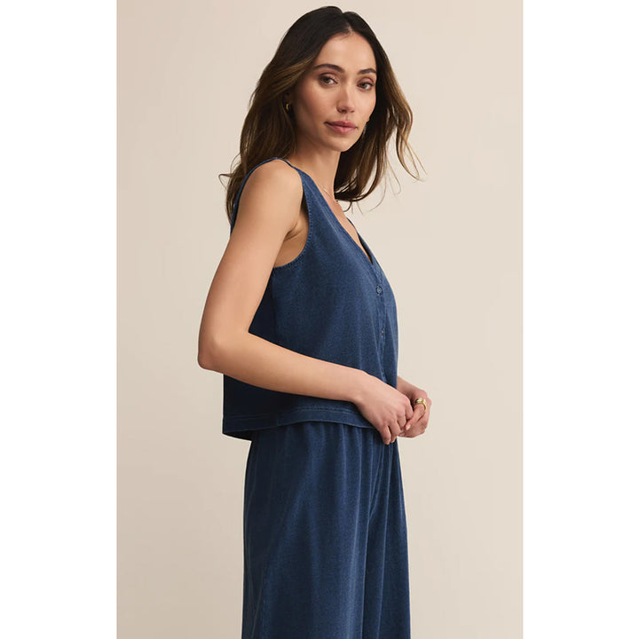 Débardeur Solace en jersey et denim col V Z Supply