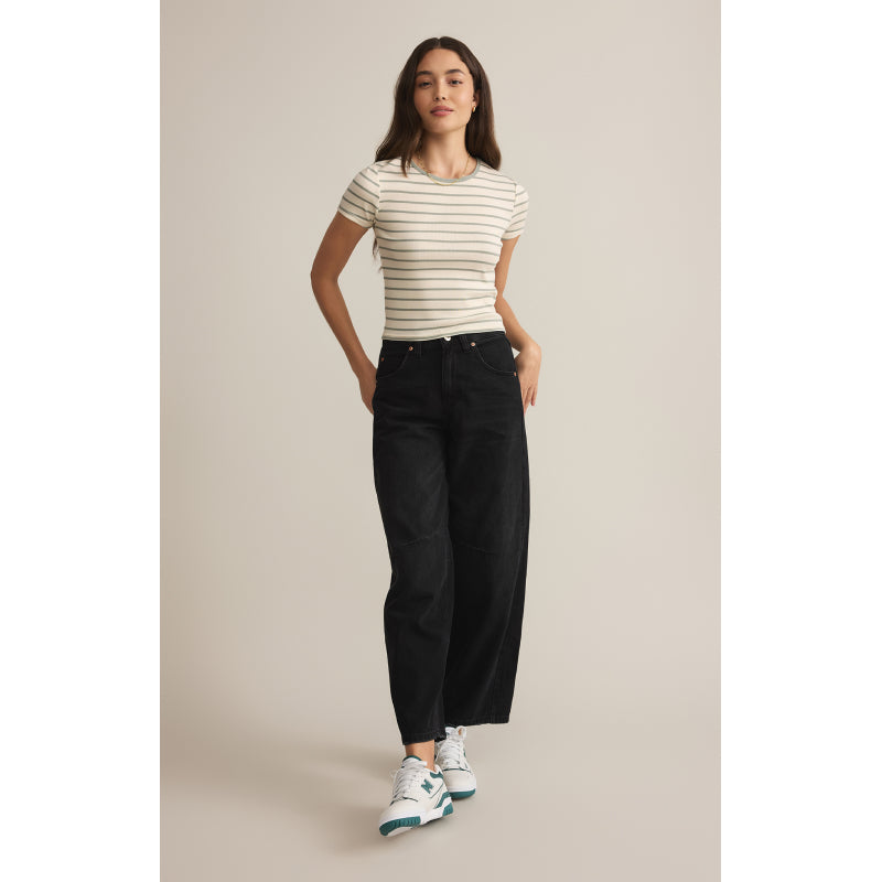 Z Supply Saxton Striped Rib Tee